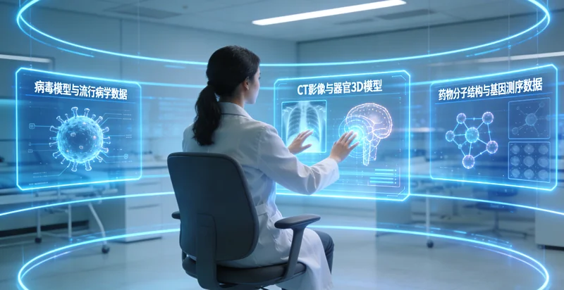 辉县医生与患者共同查看基因检测