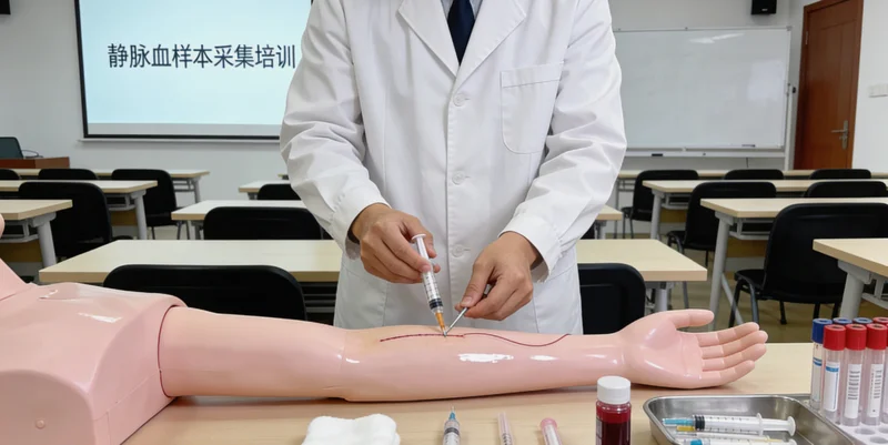 朝阳居民在医院进行基因检测血样