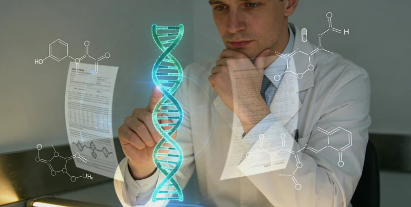 北流肺癌患者肺腺癌病理切片显微