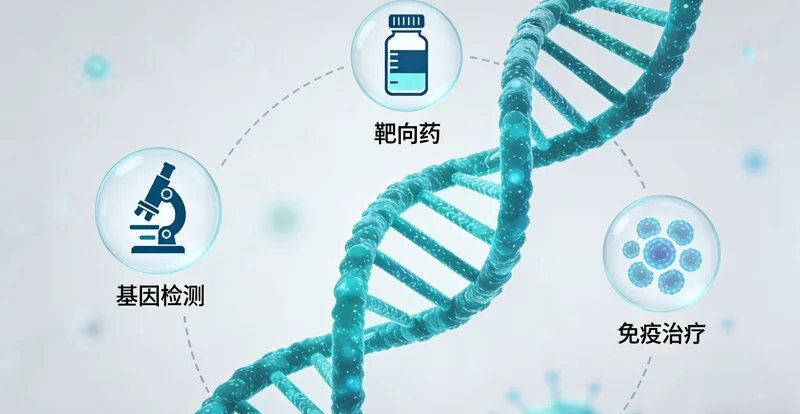 铁力肺癌靶向治疗示意图