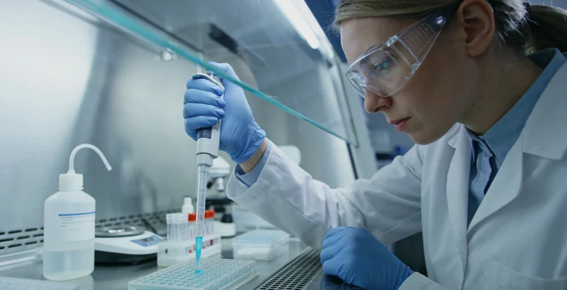 达旗医院护士为儿童采集基因检测