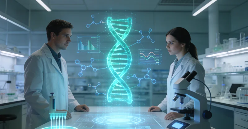 潜江家庭进行遗传健康咨询场景