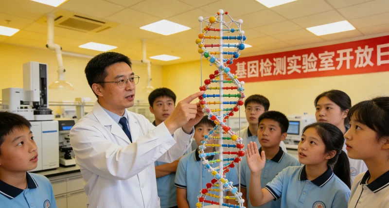 广州基因检测实验室技术人员进行