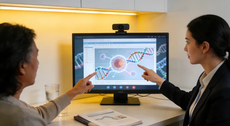 甘南遗传咨询医生与家庭沟通场景