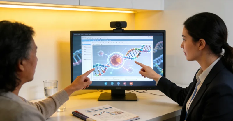 信宜家庭与遗传咨询师沟通场景