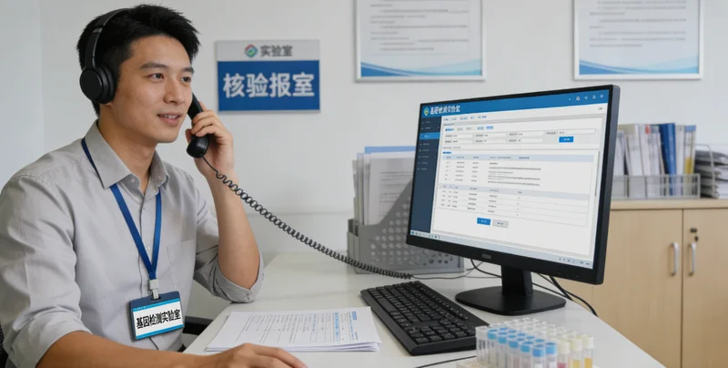 阿坝州居民在医院进行遗传咨询场