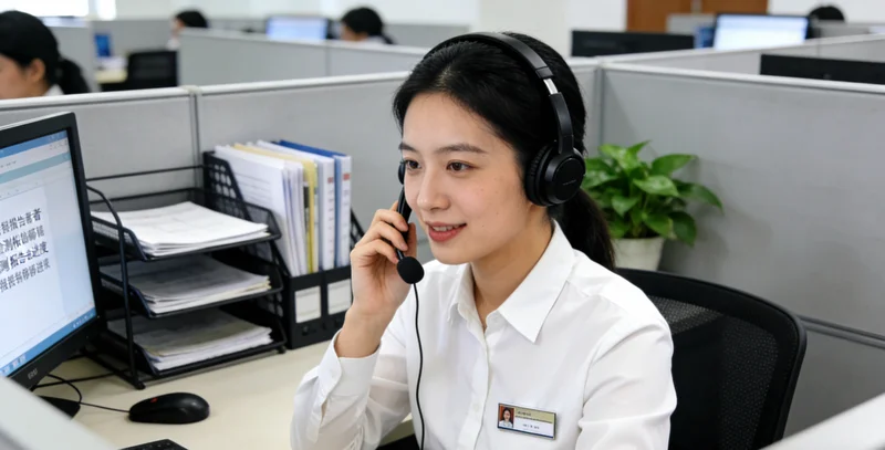 敦煌女性与医生共同查看基因检测