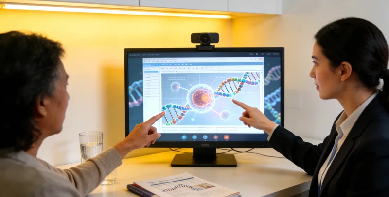 梧州遗传咨询门诊医生与咨询者沟