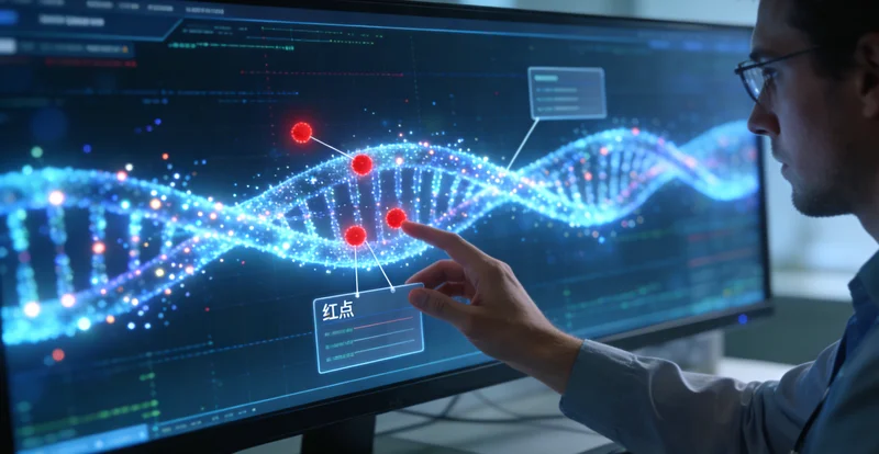 上海女性在遗传咨询室与医生交谈