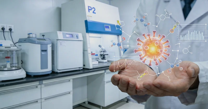 阿右旗实验室基因测序仪工作场景