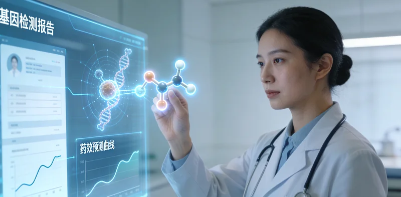 南宫医生与患者共同查看胃肠道间