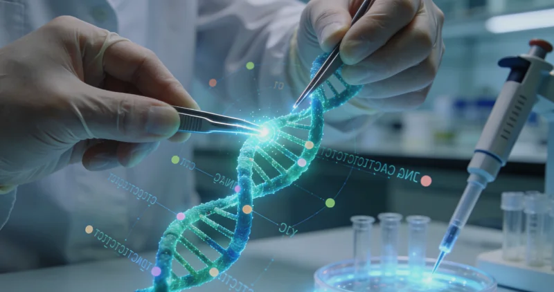 克拉玛依医生与患者进行基因检测