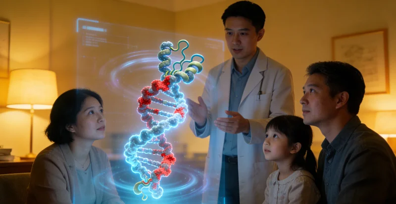 上海家庭成员讨论健康史和遗传风