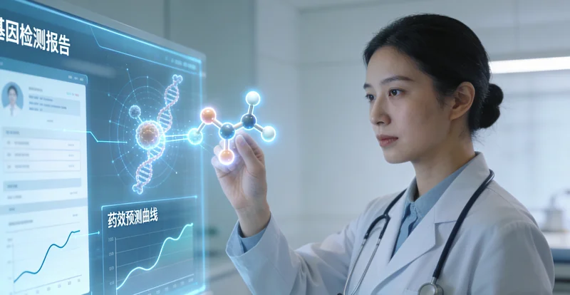 讷河医生与患者讨论乳腺癌基因检