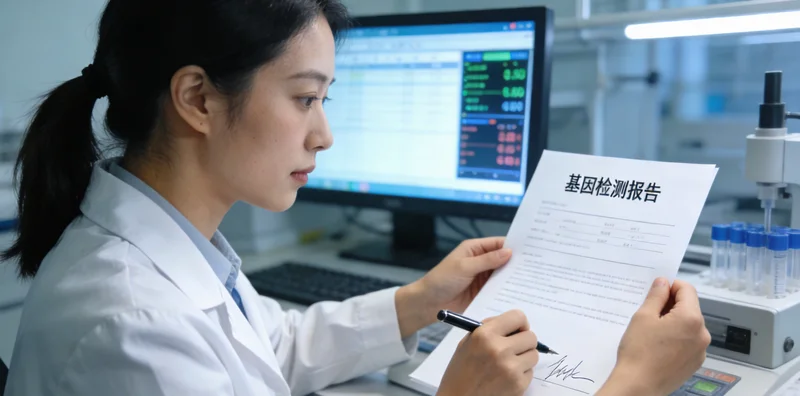 都江堰家庭查看基因检测报告并与
