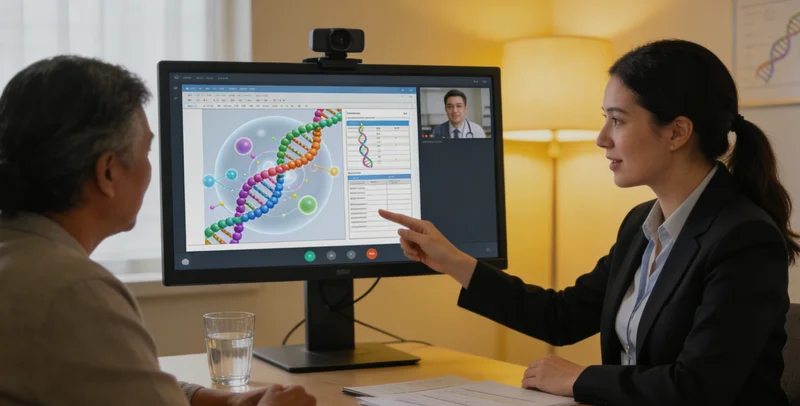 禹城医生为居民解读基因检测报告