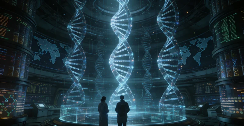 禹城基因检测实验室内部工作场景