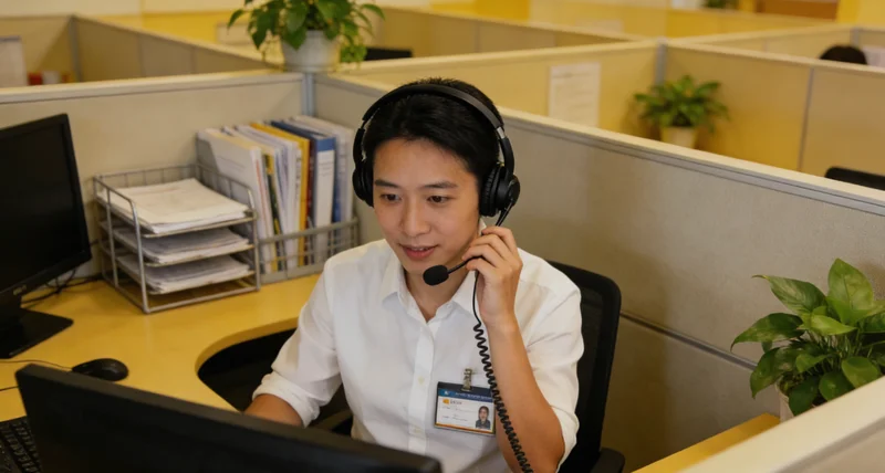 弥勒宠物主人与兽医共同查看HC