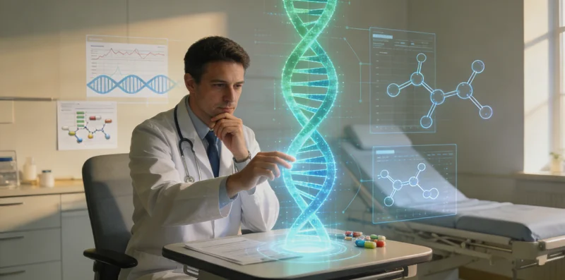 韩城医生为患者讲解前列腺癌基因