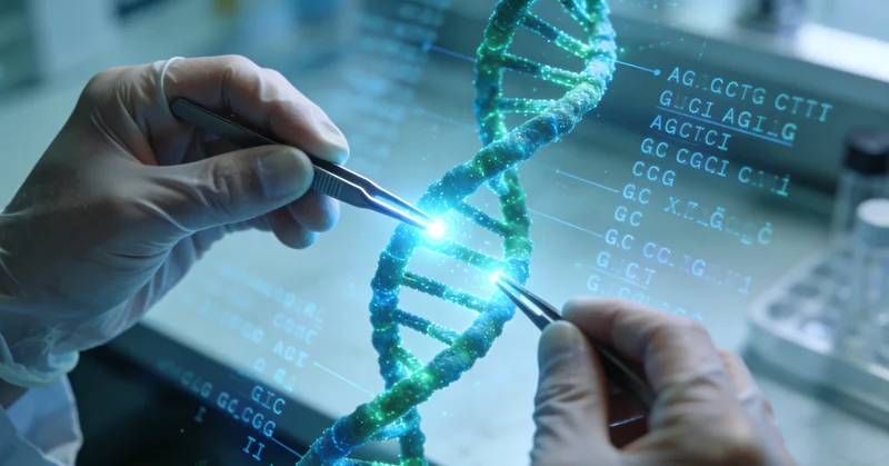 威海基因检测实验室内部工作场景