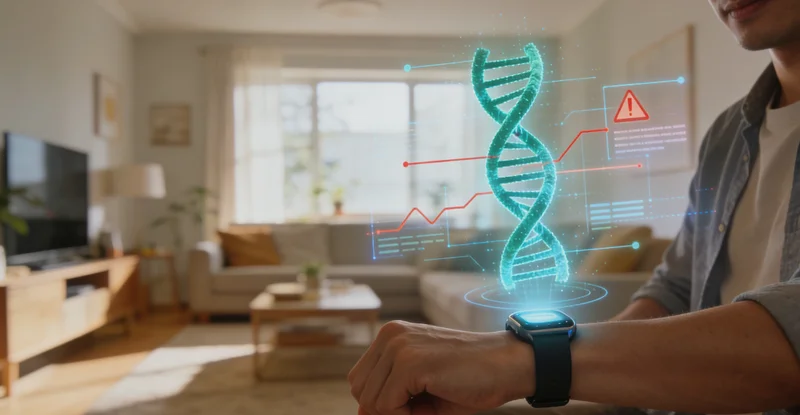 长葛居民查看食管癌基因检测报告