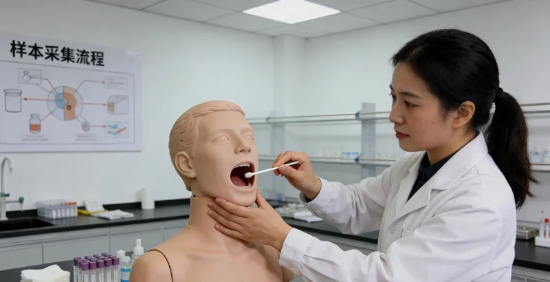 昌都基因检测采样过程展示
