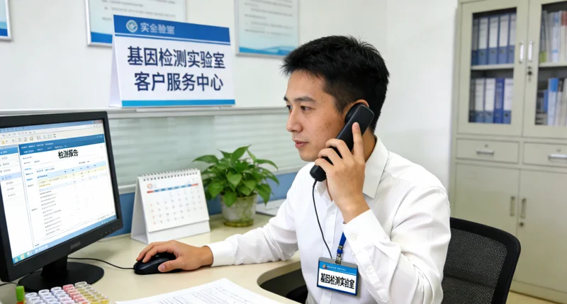 锡林浩特患者与医生进行遗传咨询