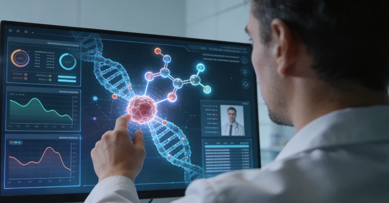 儋州患者与医生共同查看基因检测