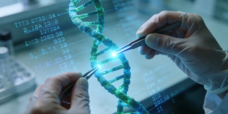 鄂州基因检测实验室内部工作场景