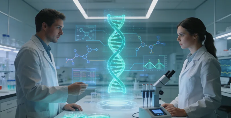 明光备孕夫妇在家中讨论基因检测