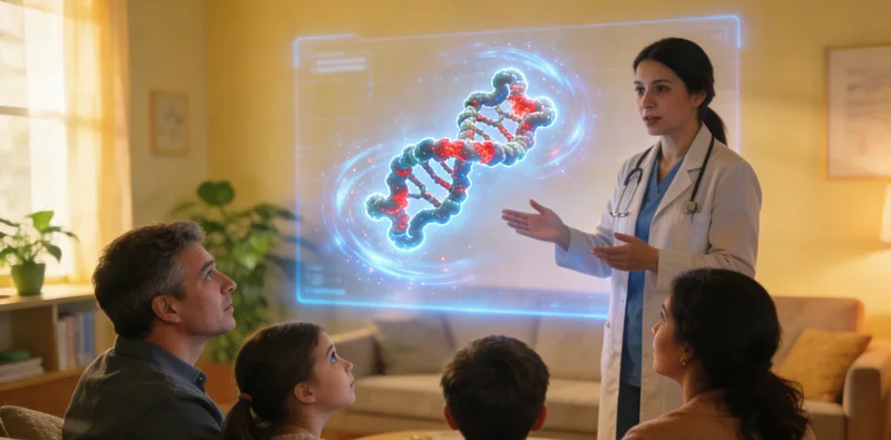 伊春遗传咨询门诊医生与家庭成员