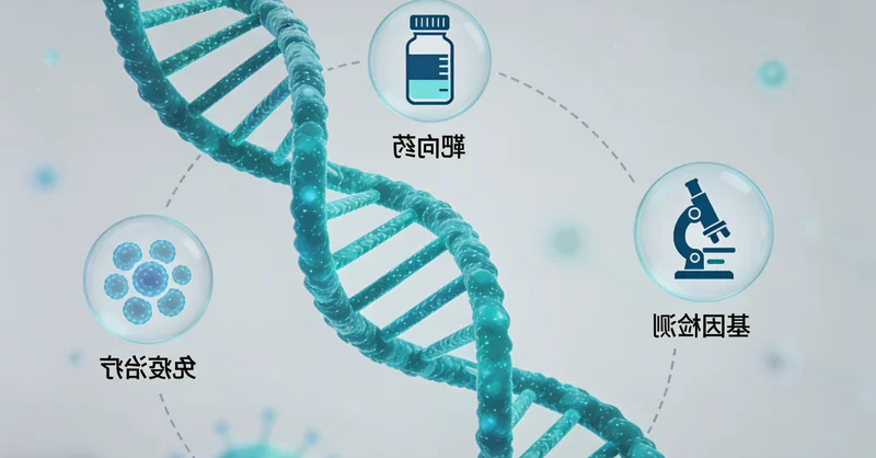 非小细胞肺癌靶向治疗药物示意