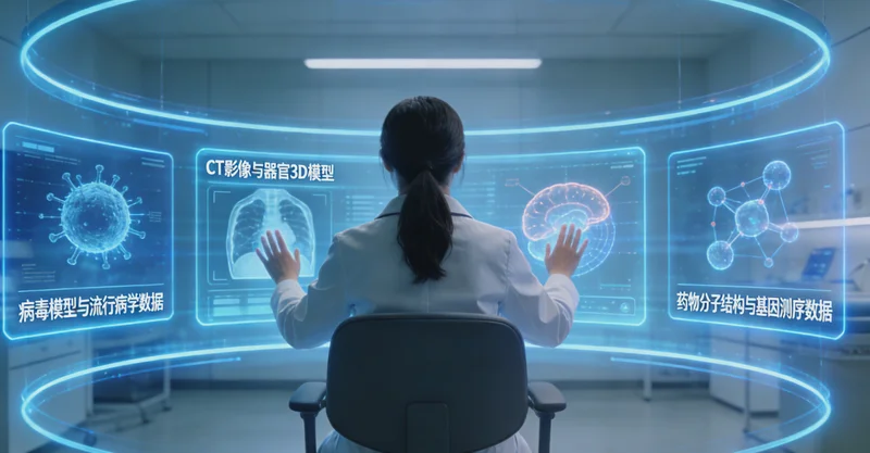 忻州医院脑肿瘤患者查看核磁共振