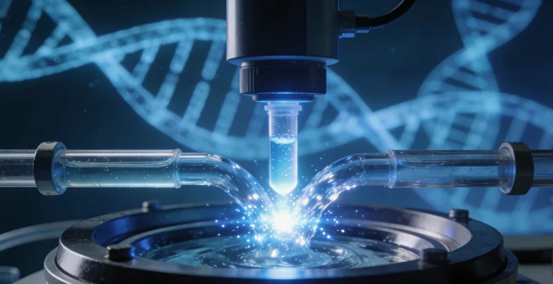 鄂温克医院护士进行基因检测静脉