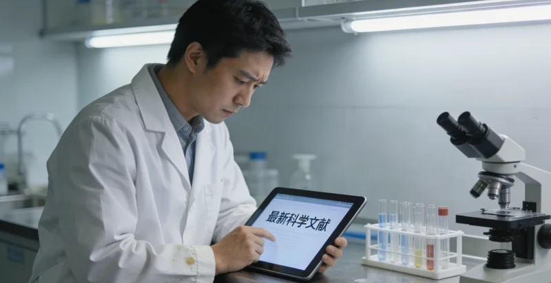 专业技术人员在基因检测实验室进