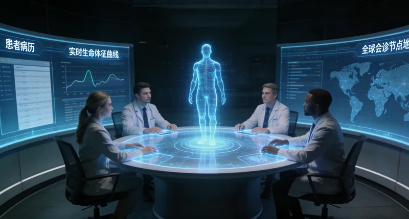 讷河市民进行定期健康体检与日常