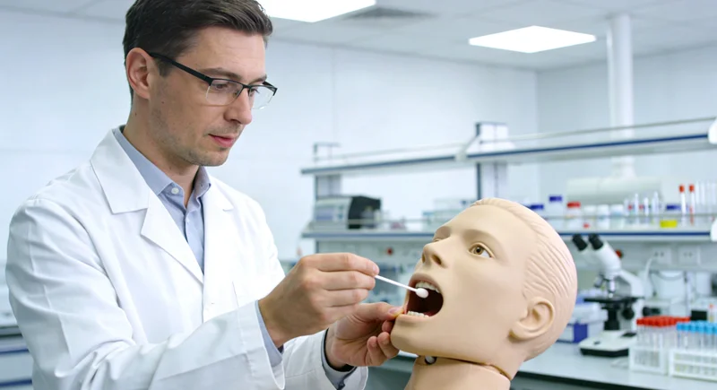 项城基因检测采样过程示意图