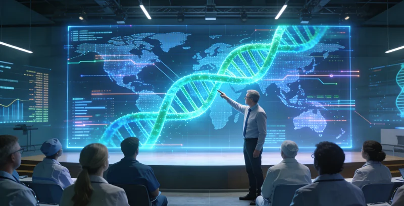 洪湖家庭共同讨论基因检测后的健