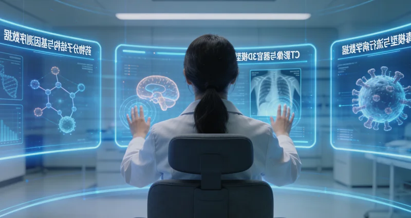 益阳女性与医生进行遗传咨询沟通