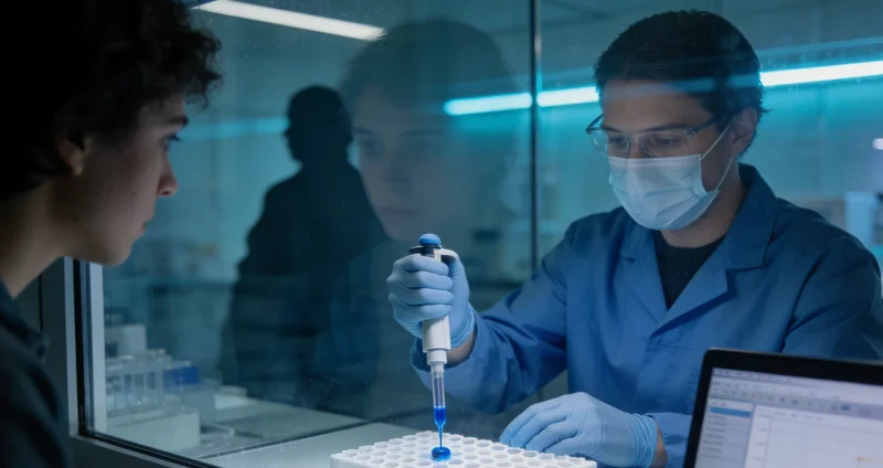 讷河基因检测样本采集过程示意图