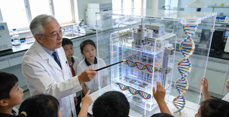 灵宝医院遗传咨询门诊场景，医生