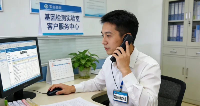 抚顺市民在医院进行遗传咨询场景