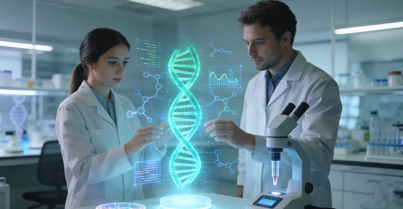 乌前旗家庭成员共同查看基因检测