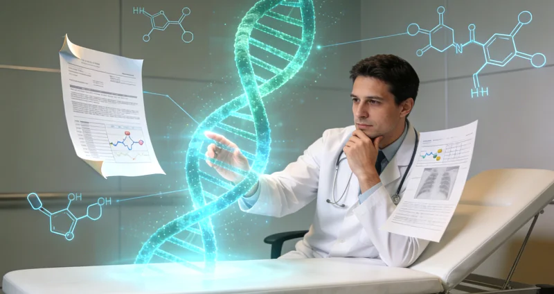 双辽医生与患者家属沟通基因检测