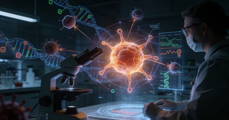 彭州肺癌ROS1基因检测原理图