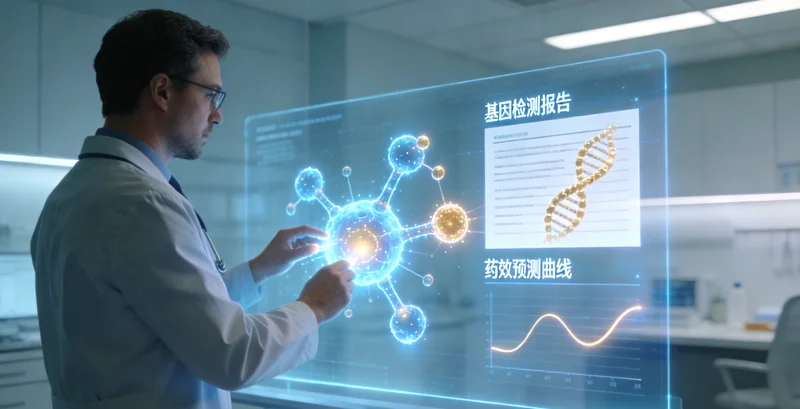 揭阳病理医生通过显微镜观察PD