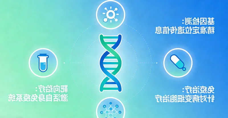 基因测序实验室工作场景示意图