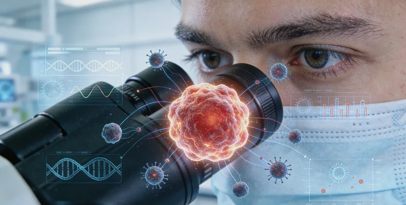 恩平医院病理科医生准备检测样本