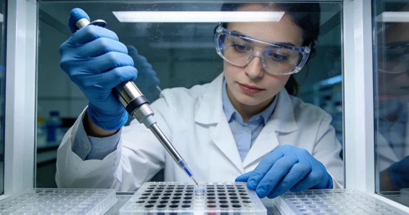 满洲里市民进行基因检测采样