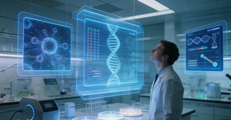 医生与患者家属围坐讨论基因检测